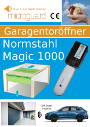 Anleitung Handy Smartphone GSM Fernbedienung Garagenöffner für Normstahl Macic 1000