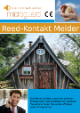 Reed-Kontakt Melder GSM Handy Alarm Schrebergarten Gartenlaube